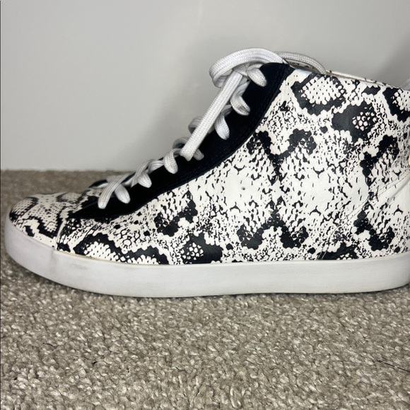 OTBT Black and White High-Top Sneakers - Picture 3 of 13